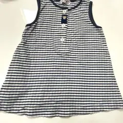 ファミリア　ボーダー　ワンピース　80