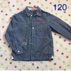 ★美品★ミキハウス 120cm デニムシャツ