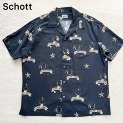 Schott N.Y.C. オープンカラーシャツ ブルドッグ柄 Lサイズ Schott N.Y.C. オープンカラーシャツ ブルドッグ柄 Lサイズ - メルカリ