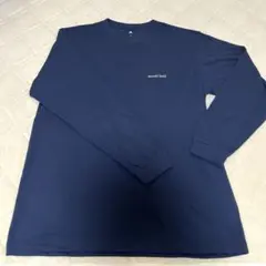 【美品】モンベル　長袖Tシャツ　L ネイビー　1104715