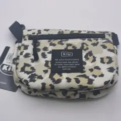 新品タグ付 KiU キウ ショルダーバッグ レオパード柄 撥水 ミニバッグ