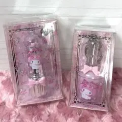 マイメロ リップ型ペン、ネイル型キーホルダー