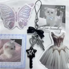 ビーズキーホルダー ウィッシュコアキーホルダー コレクトブック y2k