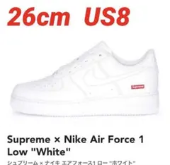 Supreme Nike Air Force 1 Low ホワイト 26cm