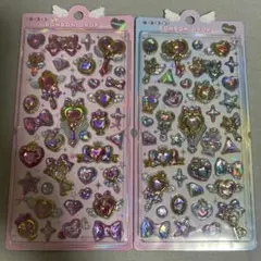 ボンボンドロップシール　マジカル　レインボー　ピンク