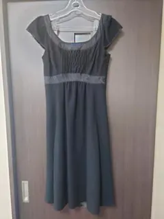 バーバリーブルーレーベル　ウール(カシミヤ入り)ワンピース　38