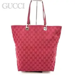 【美品】GUCCI GGキャンバス トートバッグ ハンドバッグ 保存袋付き