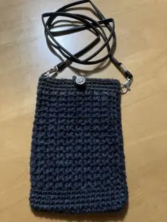 スマホポシェット　ショルダーバッグ　ハンドメイド