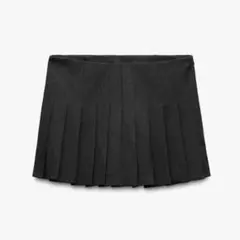 ZARA♡ボックスプリーツスコートパンツ ミディアムグレー М 新品未使用