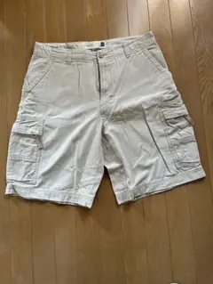 GAP KHAKIS ベージュ カーゴショートパンツ　33