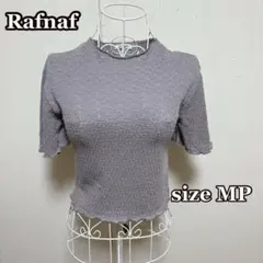Rafnaf メロウカットソー（MP）凹凸素材　春夏　半袖　涼しげ