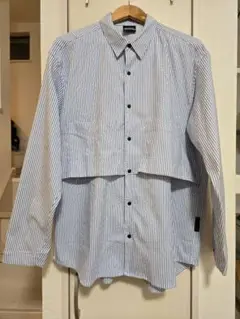 美品✨コロンビア ブラックレーベル シェブロンリムロングスリーブシャツ