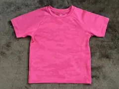 UNIQLO DRY EX カモフラージュ柄 Tシャツ ピンク 110のサムネイル