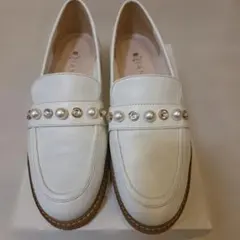 DIANA パールビジューローファー 25㎝