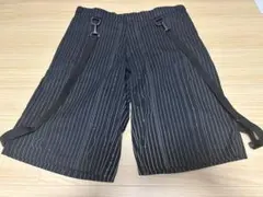 CYBERDOG 電子回路ストライプ柄 ショートリメイクパンツ