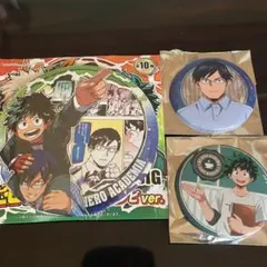 僕のヒーローアカデミア　タワレコ　緑谷出久　飯田天哉　タワレコカフェ　缶バッジ