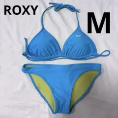 ROXY ロキシー ターコイズ ブルー ビキニ 水着 Mのサムネイル