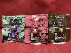 Gundam BE@RBRICK フィギュアストラップ　3体　セット
