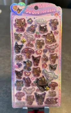 正規品　新品未使用　うるちゅるポップシール　日焼けサンリオキャラクターズ　キティ