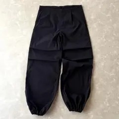 A19783 美品 芽風 サルエルバルーンパンツ 黒38 センソユニコ - メルカリ