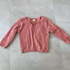petit main ピンク カーディガン M