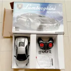 ランボルギーニ　シルバー　ラジコンカー