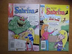 2001年アメリカ女子の青春アメコミ「Sabrina」2冊－英会話の勉強に最適