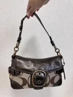 Coach ショルダーバッグ ブラウン/ベージュ Coach Bleecker