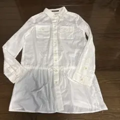 ミッシェルクラン　ブラウス(チュニック丈) オフホワイト