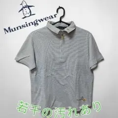 Munsingwear Grand Slam ハーフジップ ポロ L 白 黒のサムネイル