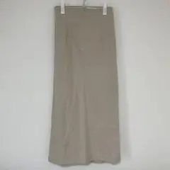 NOLLEYS ベージュ　ロングスカート　フリー