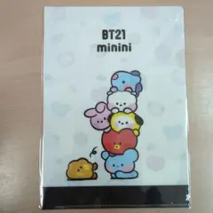 BT21mininiハピネス缶バッジ クリアファイル