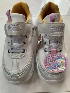 EDWIN キッズスニーカー 防水23cm水に濡れると色が変わる