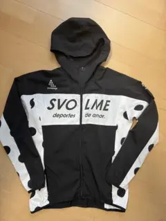 SVOLME ドット柄 フード付きウィンドブレーカー