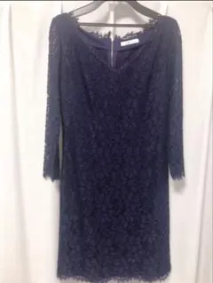 美品　DVF STUDIO ネイビー レース ワンピース サイズ0