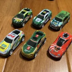 ⑤ミニカー　6台セット　プルバックカー