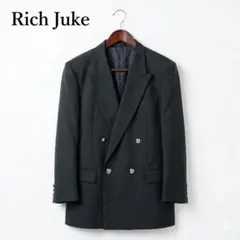 Rich Juke ダブルブレストテーラードジャケット L 深緑 クラシック