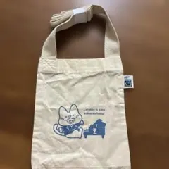 MARKLESS STYLE コットンバッグ 猫 ピアノ
