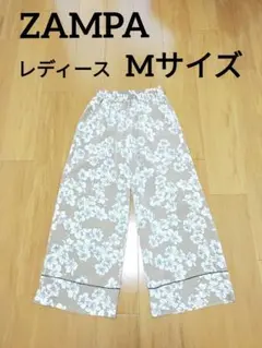 ザンパ　ガウチョパンツ　ワイドパンツ　イージーパンツ　ウエストゴム　Mサイズ
