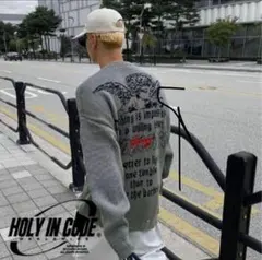 HOLYINCODE ニット knit ダメージニット