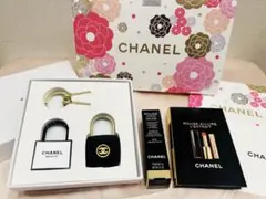 CHANEL キーホルダーロック リップクリーム サンプル ショッパー付き