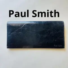 Paul Smith 黒 レザー 長財布 薄型 メンズ