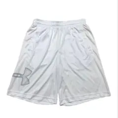 美品✨　Under Armour HeatGear ハーフパンツ M 白