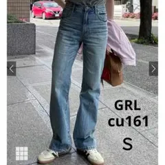 GRL フレアデニムパンツ cu161 ブルー サイズＳのサムネイル