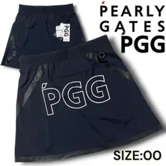 00 定2.4万 PGG 接触冷感 ビッグロゴ ナイロン ストレッチ スカート