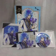 イデア　おめかしバースデー　缶バッジ　クリアカード　ポストカード　セット