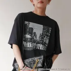 新品 GOOD ROCK SPEED フォトプリントTシャツ ブラックのサムネイル