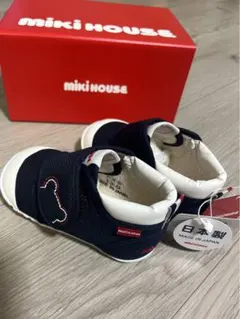 ミキハウス　MIKI HOUSE ネイビー ファーストシューズ　13cm