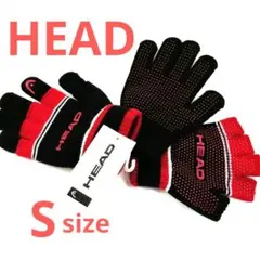 【新品 HEAD ニット手袋 滑り止め付 3way 防寒グローブ】