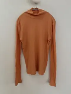＜Steven Alan＞コットン シルク リブ タートルネック プルオーバー